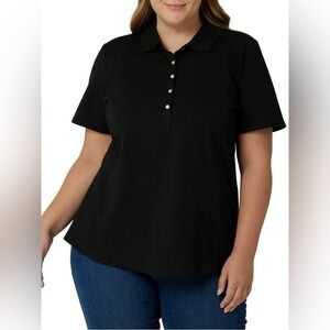 Riders by Lee - Classic Black Polo Shirt